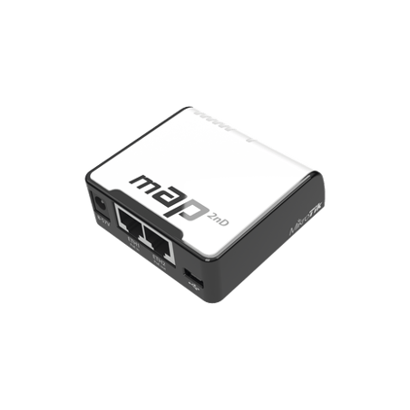 (mAP) 2 Puertos Fast Ethernet, 1 Puerto MicroUSB, WiFi 2.4 GHz 802.11