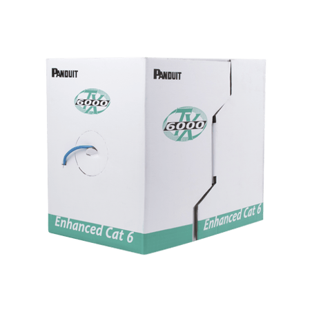 Bobina de Cable UTP 305 m. de Cobre, TX6000 PanNet, Reelex, Azul, Cate