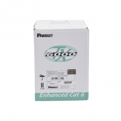 Bobina de Cable UTP 305 m. de Cobre, TX6000 PanNet, Reelex, Gris Inter