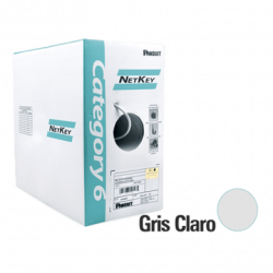 Bobina de Cable UTP 305 m. de Cobre, NetKey, Reelex, Gris, Categoría 6