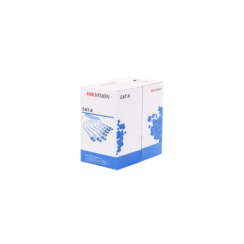 Bobina de Cable de 305 m (1000 ft) Cat 6 / 100% Cobre / Color Azul / U