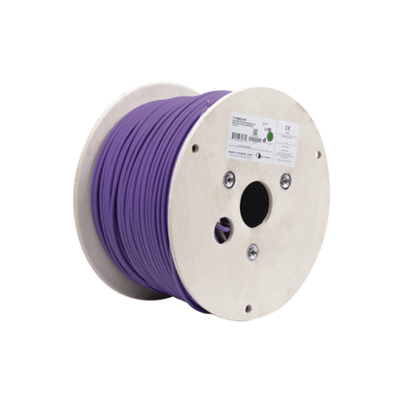 Bobina de Cable Blindado F/UTP de 4 Pares, Z-MAX, Cat6A, Soporte de Ap
