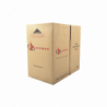 Bobina de Cable UTP Cat6, 23 AWG de 4 Pares, Alto Desempeño, PVC (CMR)