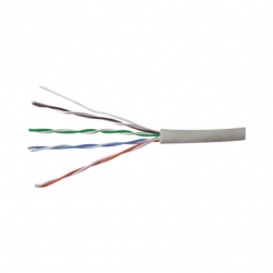 Bobina de Cable UTP 305 m. de Cobre, PanNet, Gris, Categoría 5e (24 AW