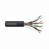Bobina de Cable de 305 Metros UTP Cat6 RISER / Color Negro / UL, CMR S