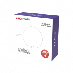 Bobina de Cable UTP 100 Mts / Cat 6 (23 AWG) / Color Blanco / PVC (CM)