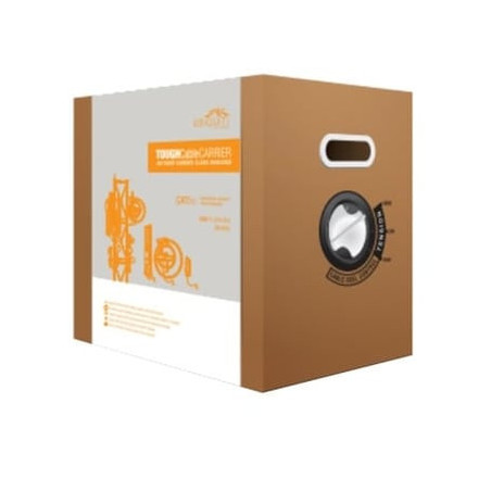 Bobina de cable de 305 metros, Cat5e exterior blindado carrier class c