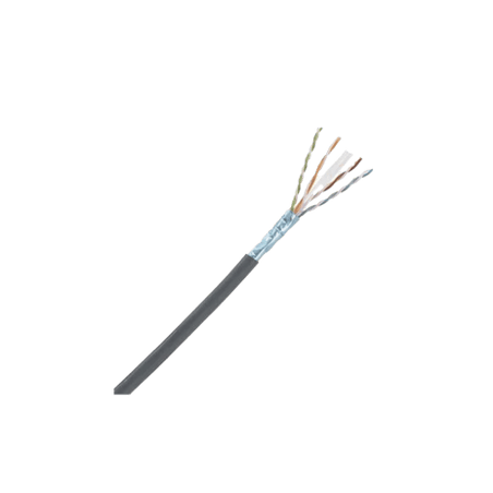 Bobina de Cable Blindado F/UTP de 4 Pares, Cat6A, Soporte de Aplicacio