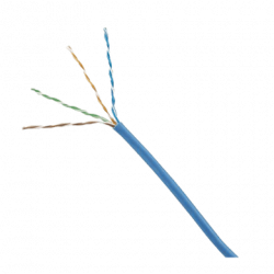 Bobina de Cable UTP 305 m. de Cobre, TX5e  PanNet, Azul, Categoría 5e,