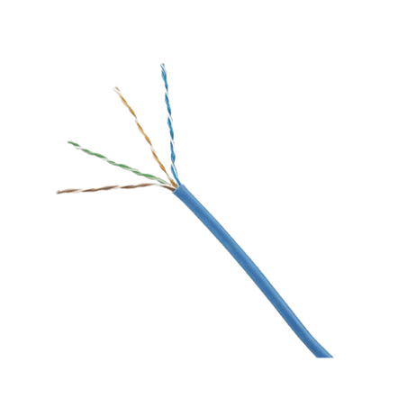 Bobina de Cable UTP 305 m. de Cobre, TX5e  PanNet, Azul, Categoría 5e,
