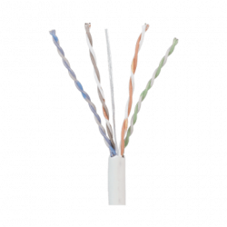 Bobina de Cable UTP 305 m. de Cobre, TX5e  PanNet, Blanco, Categoría 5