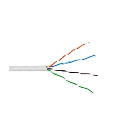 Bobina de Cable de 305 Metros UTP Cat6 Riser / Color Blanco / UL, CMR,