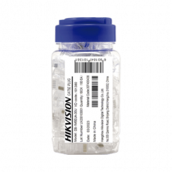 Bote con 100 Piezas de Plug Modular RJ45 / Cat 6 / Chapado en Oro a 30