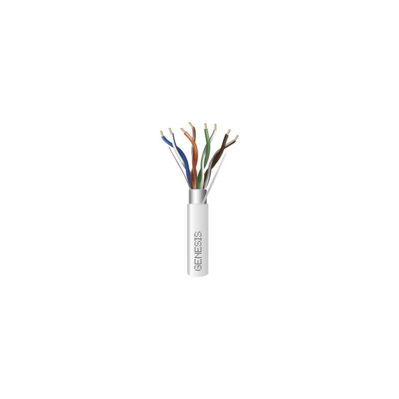 Bobina de 305 Metros de Cable Cat5e / Calibre 24 AWG BLINDADO / PLENUM