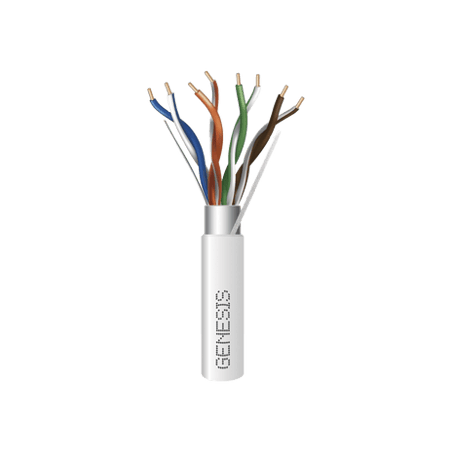 Bobina de 305 Metros de Cable Cat5e / Calibre 24 AWG BLINDADO / PLENUM
