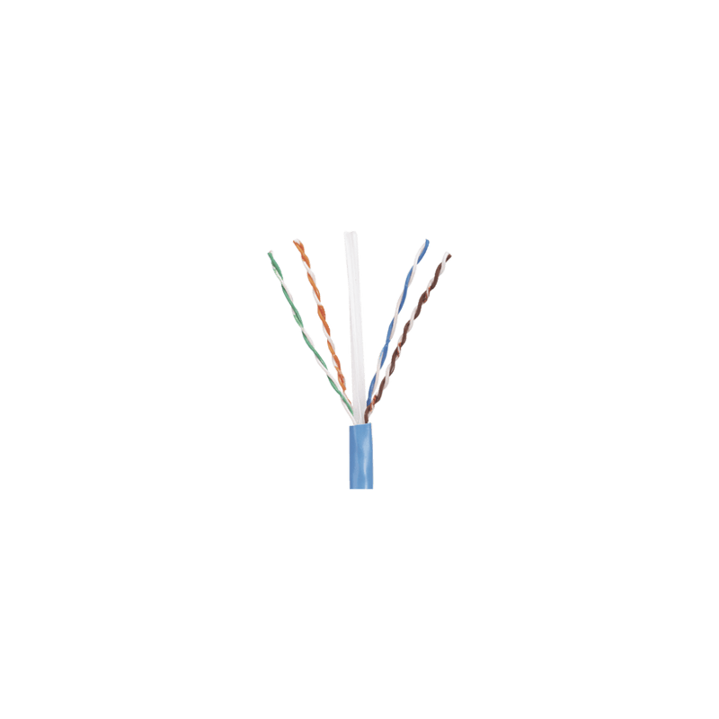 Bobina de Cable UTP 305 m. de Cobre, PanNet, Azul, Categoría 5e (24 AW