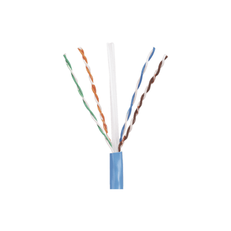 Bobina de Cable UTP 305 m. de Cobre, PanNet, Azul, Categoría 5e (24 AW