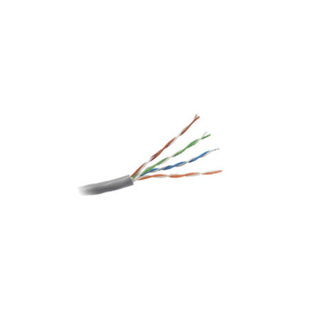 Bobina de Cable de 305 Metros UTP Cat5e / Color Gris / UL, CM, Probado
