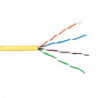 Bobina de Cable de 305 Metros UTP Cat6 Riser / Color Amarillo / UL, CM