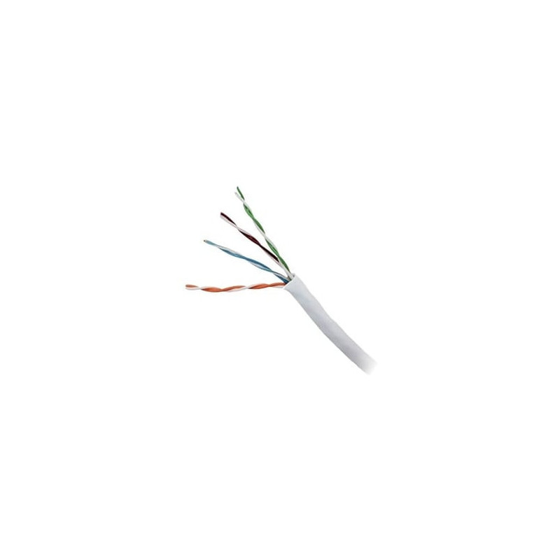 Bobina de 305 Metros Cat5e / Color Blanco / UL, CM, Probado a 350 Mhz