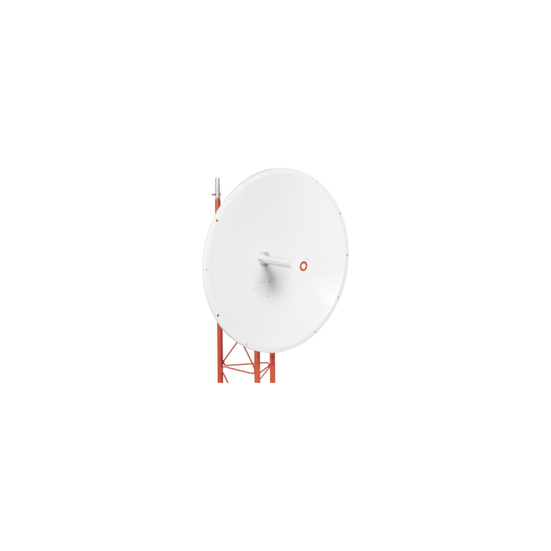 Antena direccional de 3ft, 4.9 a 6.5 GHz, Ganancia 34 dBi, Conectores