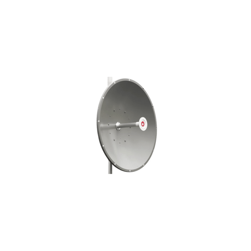 Antena direccional de 3 ft, 5.9 a 7.1 GHz, Ganancia 34 dBi, Conectores