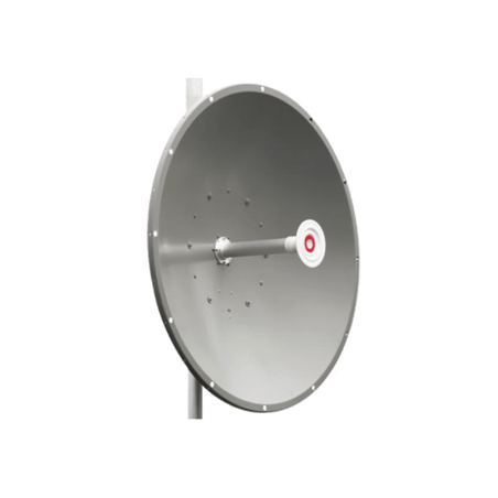 Antena direccional de 3 ft, 5.9 a 7.1 GHz, Ganancia 34 dBi, Conectores