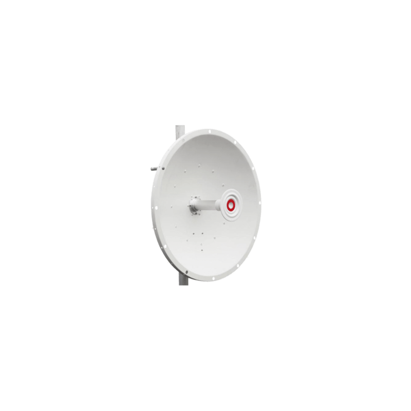 Antena direccional de 2ft, 5.9 a 7.1 GHz, Ganancia 30 dBi, Conectores