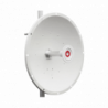 Antena direccional de 2ft, 5.9 a 7.1 GHz, Ganancia 30 dBi, Conectores