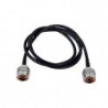 Jumper de 110 cm Fabricado con Cable RG-58U-SYS, Conectores N en ambos