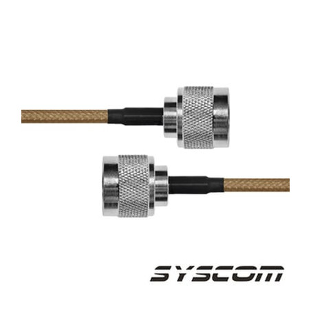 Jumper de cable coaxial de 60 cm, con Conectores N Macho ambos extremo