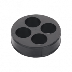 Inserto de Caucho de 4 Con Cuatro Orificios para Cable de 7/8 in