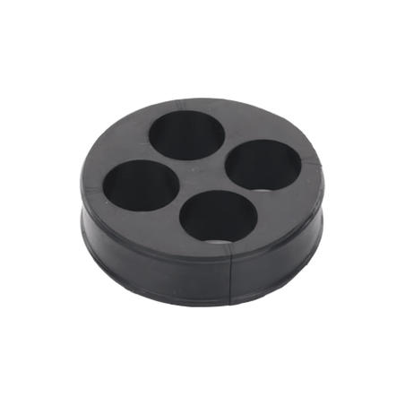 Inserto de Caucho de 4 Con Cuatro Orificios para Cable de 7/8 in