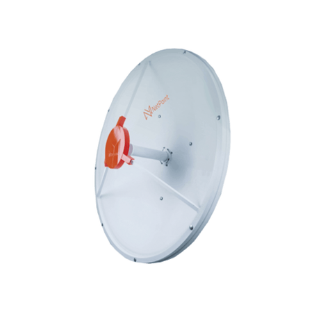 Antena de parabola profunda, blindada, con supresión al ruido de 3 ft,