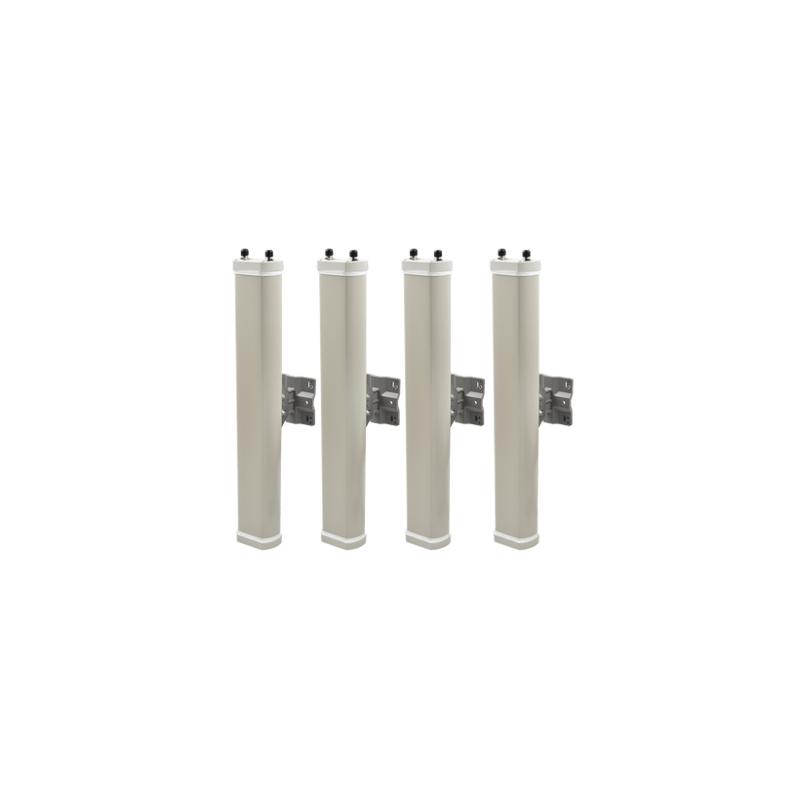 Kit de Antenas Sectoriales, 2.4 GHz, 14 dBi, 2 N-Hembra, 70°, polarida