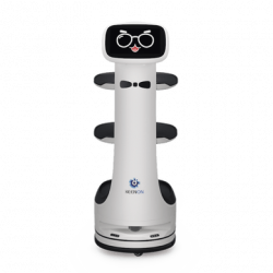Robot mesero o repartidor T8LS /  Ubicado por sensor láser / Sensor de