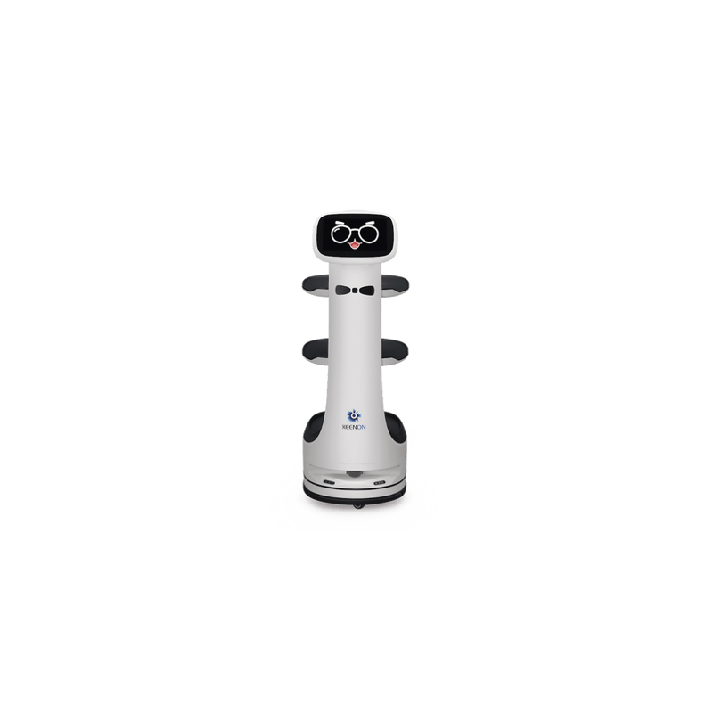 Robot mesero o repartidor T8LS /  Ubicado por sensor láser / Sensor de