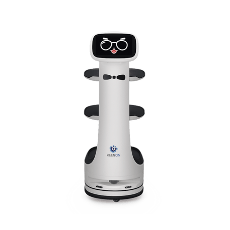 Robot mesero o repartidor T8LS /  Ubicado por sensor láser / Sensor de