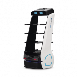 Robot para servicio de mesero o repartidor T5LB  ubicado por etiquetas