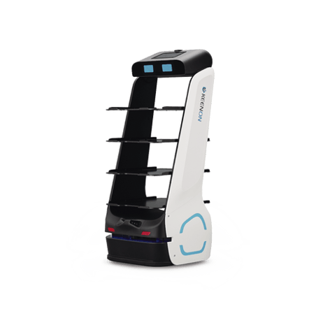 Robot para servicio de mesero o repartidor T5LB  ubicado por etiquetas