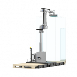 Estacion Con Brazo Robotico Telescopico Colaborativo Especializado Par