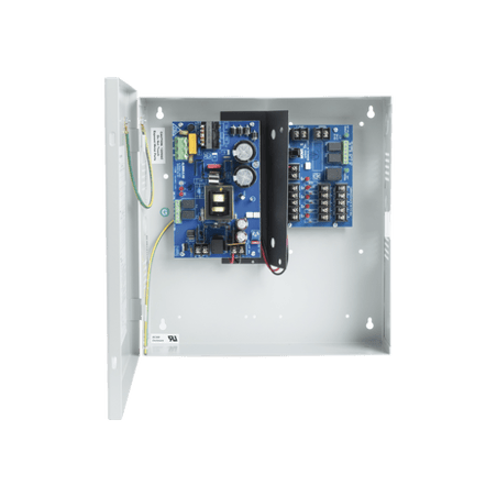 12 o 24 Vcc  6 A / fuente tipo control / 1 entrada / 5 salidas / aplic