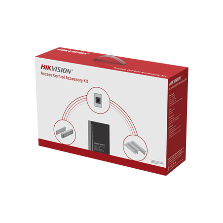 Kit de Accesorios para Ctrl de Acceso / Fuente 12 Vcd 2 A, Botón de Sa