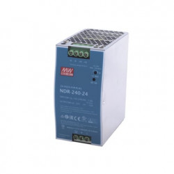Fuente de Poder Industrial de 240W, salida 24Vcc, 10A, para montaje Ri