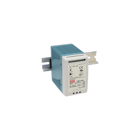 Fuente de poder Riel Din 12V, 100W con Cargador de Batería