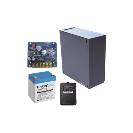Kit con fuente PLB2 con salida de 12 Vcc a 2.5 Amper, incluye transfor