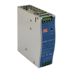 Fuente de poder industrial de 120 W, salida 12 Vcc, entrada 90264 VCA,
