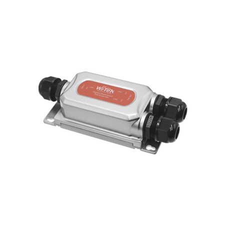 Extensor PoE para exterior / Entrada PoE de 60W y 2 salidas PoE de 30W