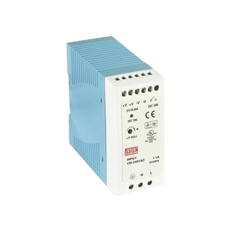 Fuente de poder Industrial Riel Din 12Vcc, 40W