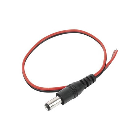 Cable con CONECTOR MACHO (Pigtail) / Alimentación para Vcc con Puntas